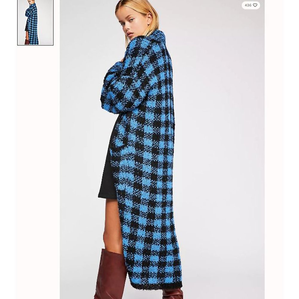 Free People - Brick Road Cardi Sweater - Oversized Alpaca Cardi